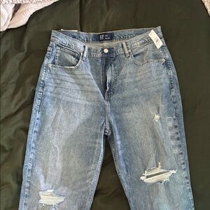 GAP Distressed Denim Jeans in Light Blue
